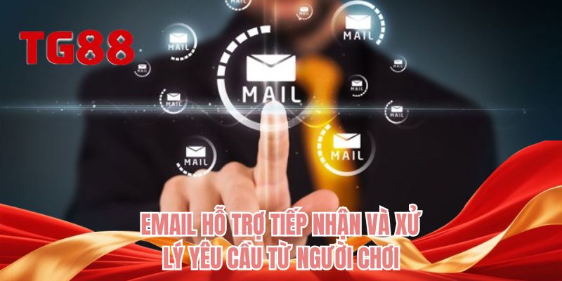 Email hỗ trợ tiếp nhận và xử lý yêu cầu từ người chơi